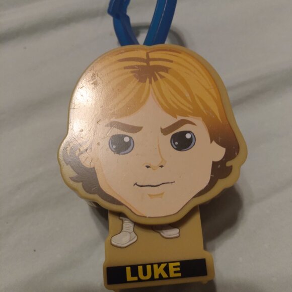 Star wars Luke Skywalker McDonald's backpack clip toy figure - Picture 9 of 9